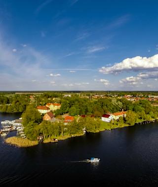 Am Mirower See startet diese schöne Kanutour.