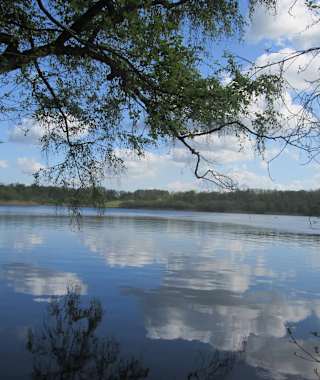 Erdfallsee an der Teutoschleife Heiliges Meer