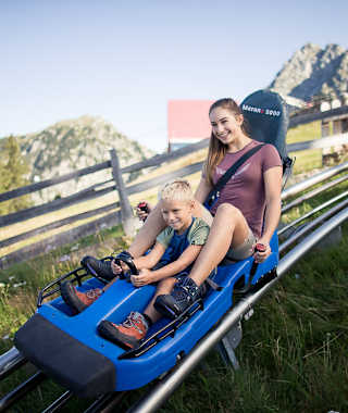 Alpin Bob, die Sommerrodelbahn in Meran 2000