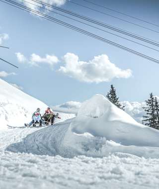 Naturrodelbahn in Meran 2000