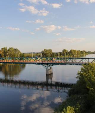 Auf dem Märkischen Landweg bei Mescherin.