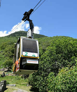 Seilbahn Monte Carasso-Curzútt-Mornera