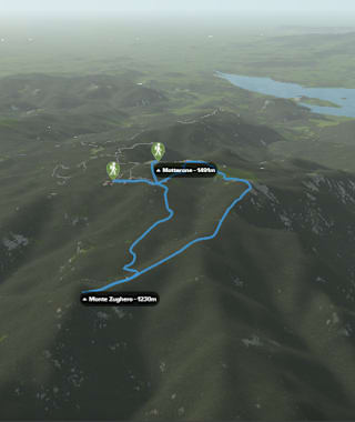 3-D-Ansicht der Wanderung Monte Mottarone - Monte Zuchero