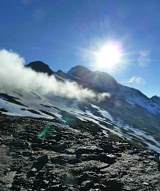 Morgenstimmung beim Hannoverhaus