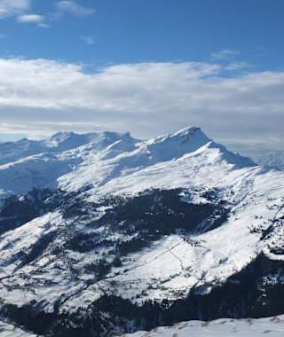 Herrlicher Wintertag in der Platta-Gruppe