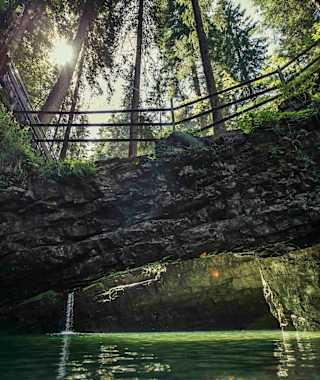 Naturbrücke Kessellöcher