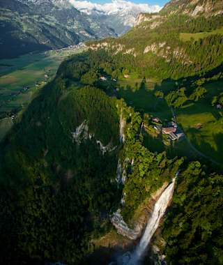 Blick auf den Oltschibachfall