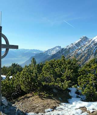 Ausblick vom Haller Zunterkopfl