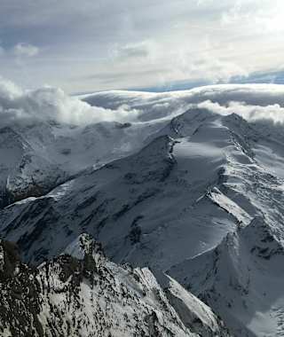 Föhnwalze mit Paradeskitour Hoch Eiser