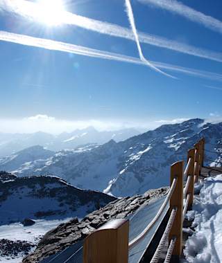 Blick nach Westen vom Rifugio Mantova