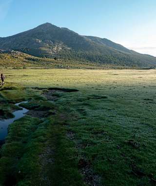 Morgenstimmung am Weg zum Lac de Nino.