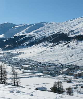 Blick auf Livigno