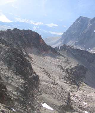Herrliche Route entlang des Grates zum Piz Julier