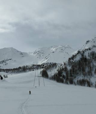 Flacher Zustieg zum Pizzo Predèlp