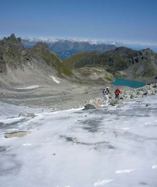 Der Pizolgletscher immer noch eindrücklich - tragen wir ihm Sorge