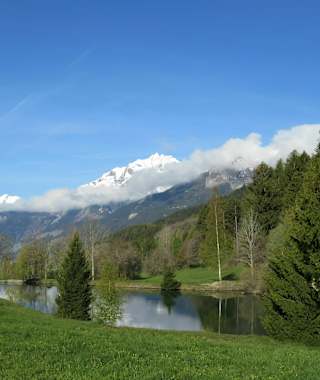 Der malerische Étang de Binii