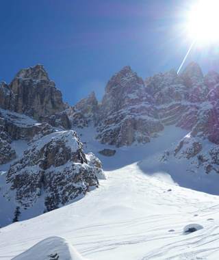 Die bizzarre Felsformationen sind im Winter fast noch imposanter.