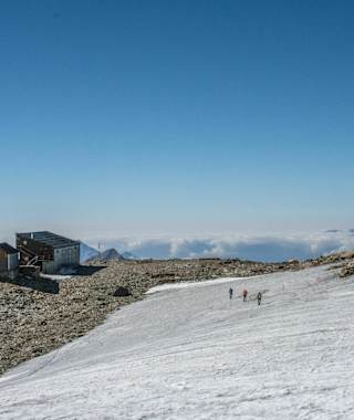 Auf dem Weg zum wunderschönen Rifugio di Mantova.