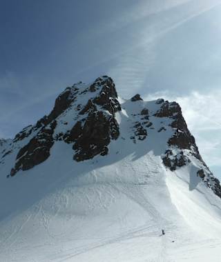 Das Rimpfischhorn zum Greifen nahe