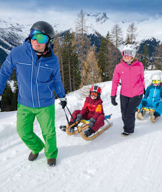 Schlitteln am Rinerhorn