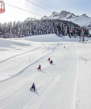 Schlitteln am Luzerner Hausberg