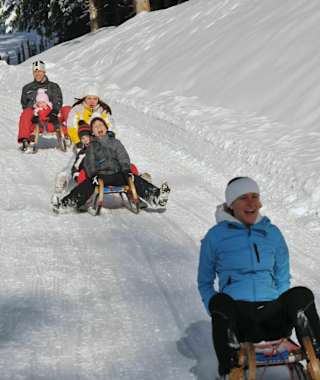 Rodeln von der Winklalm bei Flachau