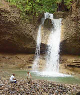 Wasserfall am Kemptner Tobel