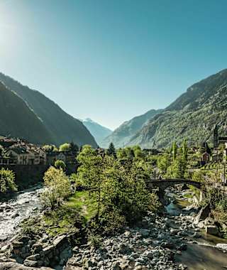 Der schöne Ort Giornico