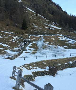 Zustieg zum Rifugio Saoseo