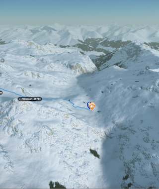 Übersicht Skitour Schadler