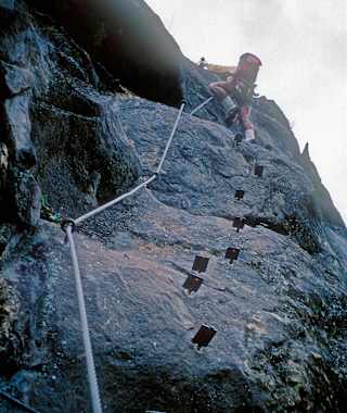 Reinhard-Schiestl-Klettersteig - Einstieg