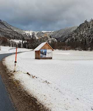 Anfahrt Losenheim, Puchberg am Schneeberg
