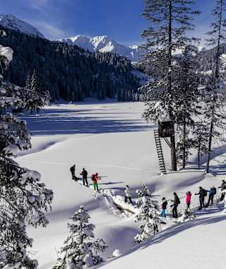 Schneeschuhwandern Melköde Schwarzwassertal - Schwarzwasserhütte - Gerachsattel