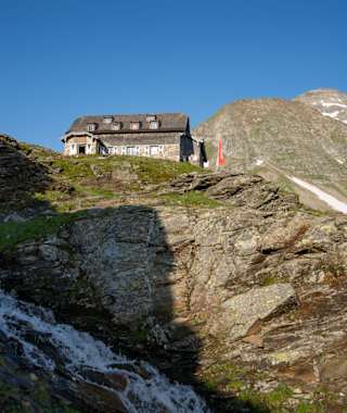 Schutzhaus Neubau mit Hohem Sonnblick