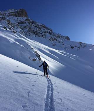 Aufstieg zur Fuorcla da Patnaul