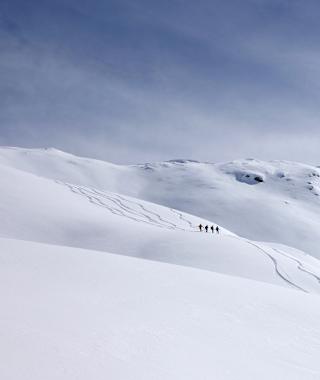 Kurz vor dem Gipfel der Kreuzspitze