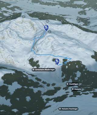 Übersicht Skitour Sonntagsköpfl