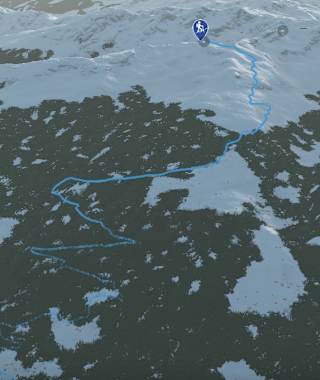 Übersicht Skitour Speikspitze