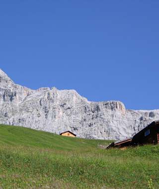 Die Südwand der Sulzfluh in der Morgensonne