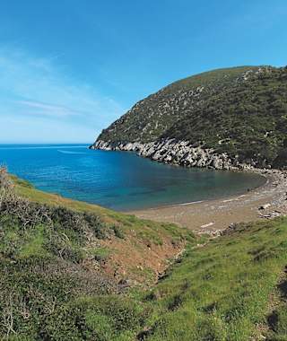 Die einsame Cala dell’Inferno auf Elba – zu Unrecht so benannt.