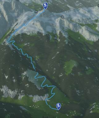 Übersicht Skitour Torhelm