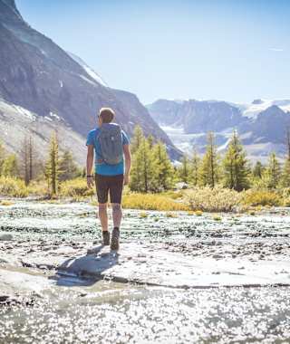Weiterwandern auf der Tour Monte Rosa Matterhorn