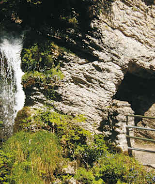 Die Thurwasserfälle bilden den spektakulären Auftakt zur Säntis-Tour.