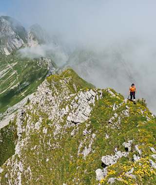 Gratwandern, wie es schöner nicht sein könnte.