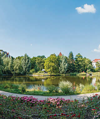 Klarensee im Alten Park.