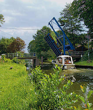 Klappbrücke in Groß Köris.
