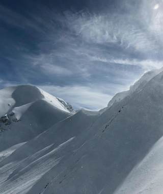 Anstieg zum Trittkpof