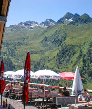 Aussicht von der Unterbergalm