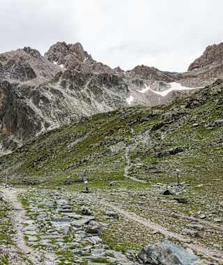 Unterwegs auf der Rundwanderung im Val Maira
