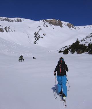 Typische Plessuralpen, hier in Anstieg durch das Bärental von Davos aus